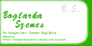 boglarka szemes business card